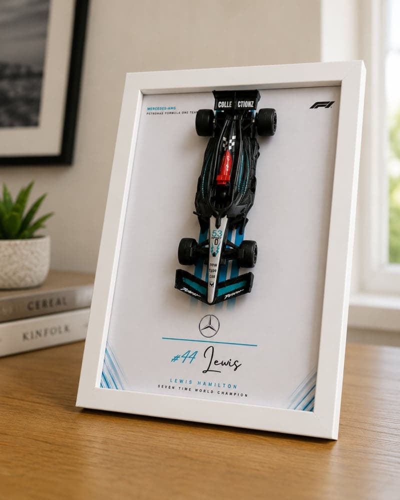 Mercedes-AMG Petronas F1 Lewis Hamilton #44 3D Diecast Frame