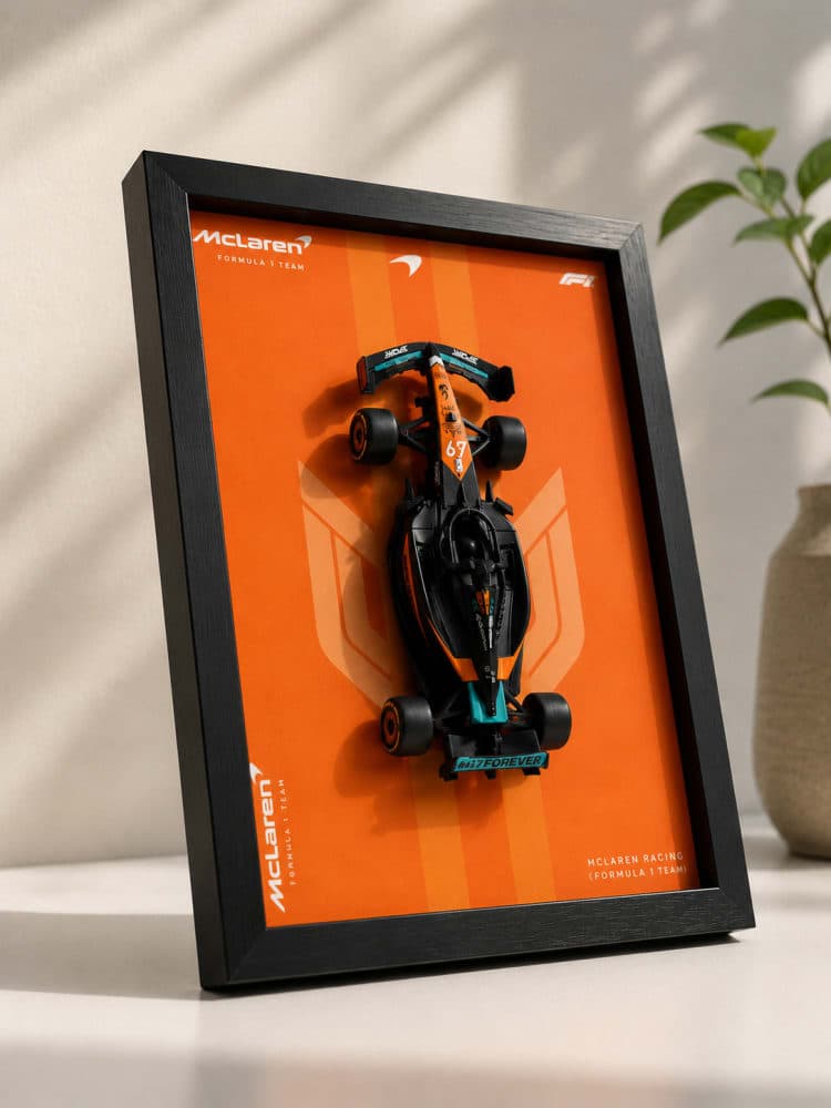 McLaren Formula 1 3D Diecast Car Frame – 1:36 Scale